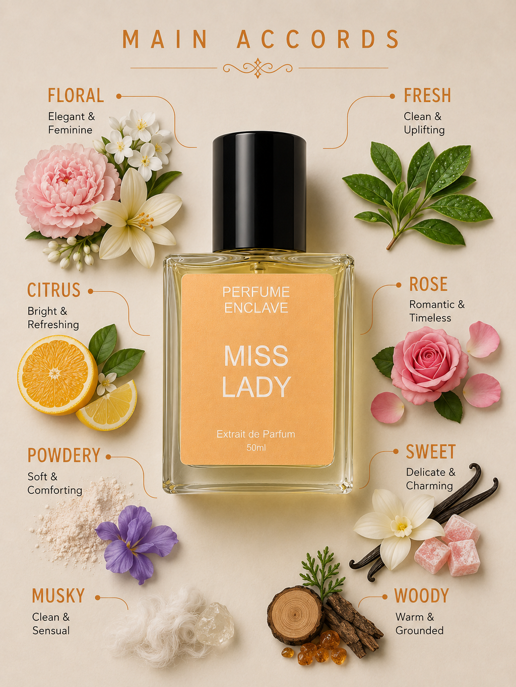 Miss Lady | Inspired by Miss Dior for women