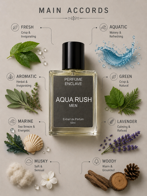 Aqua Rush | Inspired by Cool Water Davidoff for men