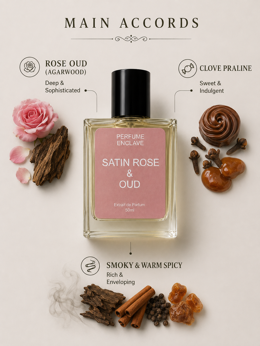 Satin Rose & Oud | Inspired by Velvet Rose & Oud Jo Malone London for women and men