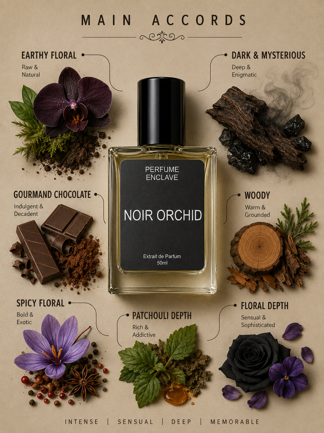 Noir Orchid |  Inspired by Black Orchid Tom Ford for women