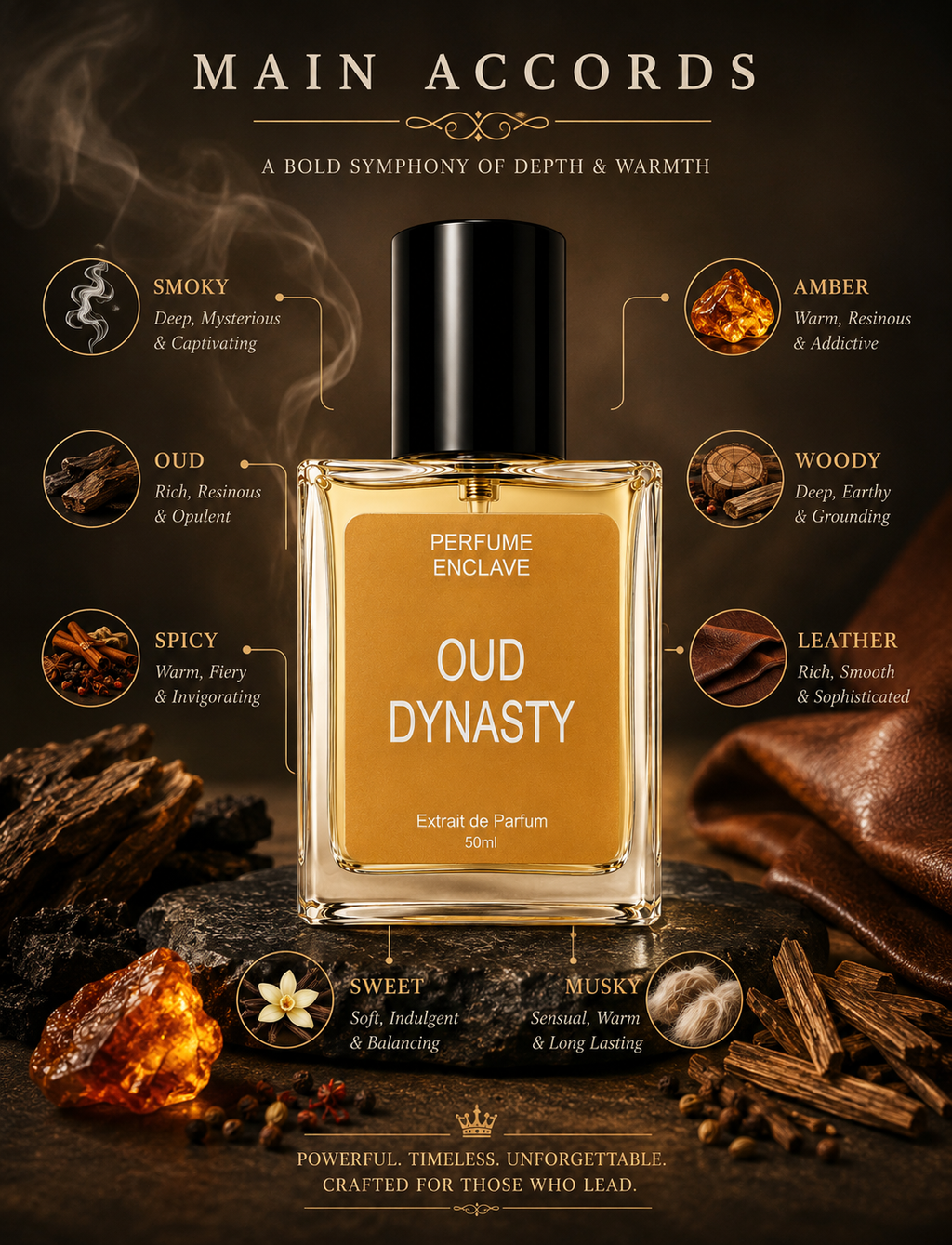 Oud Dynasty | Inspired by Bin Shaikh Ahmed Al Maghribi for women and men