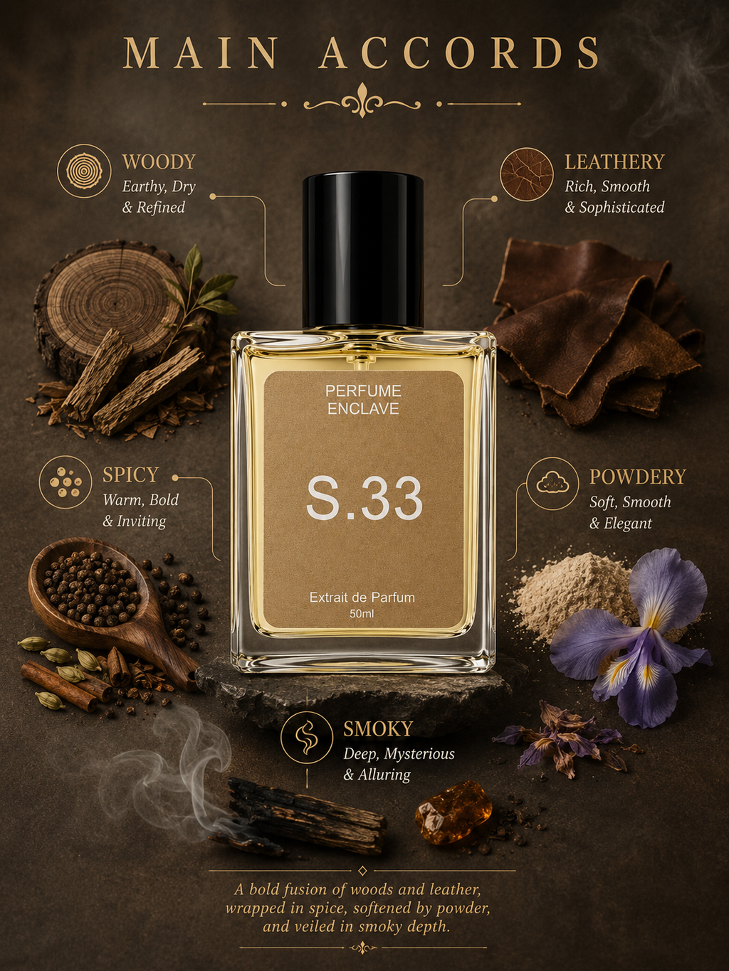 S.33 | Inspired by Santal 33 Le Labo for women and men